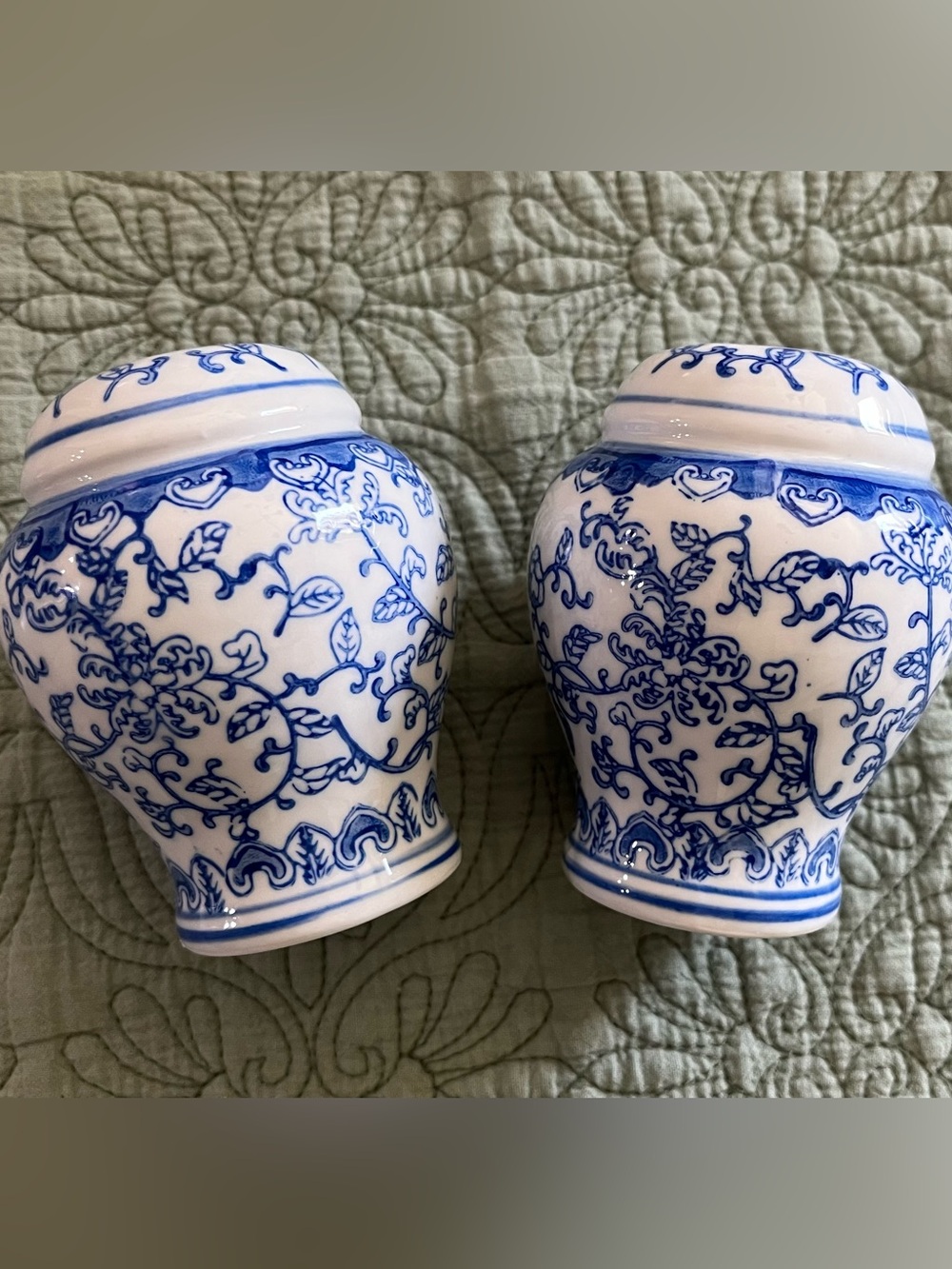 Ballard Designs Chinoiserie Salt & Pepper Set